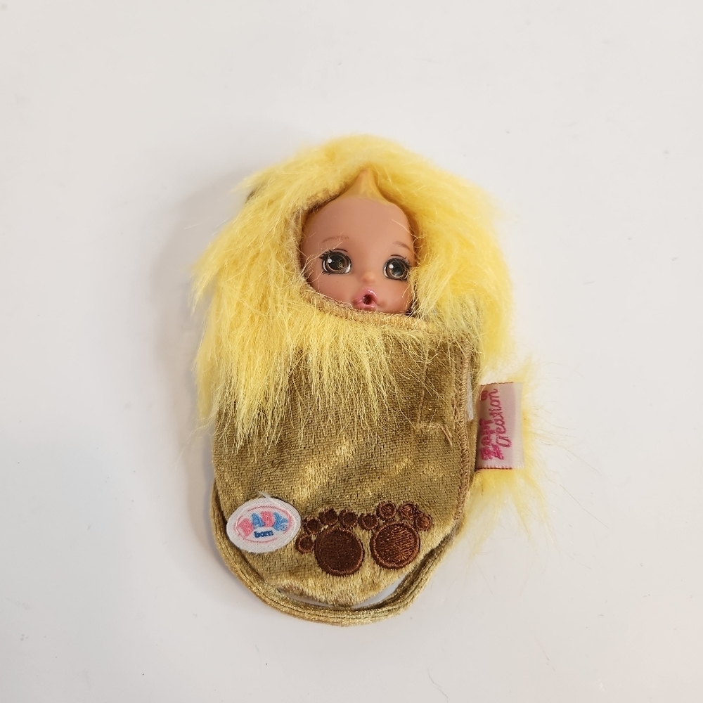Zapf Creation Baby Born Boy Yellow Lion Doll Figure 5" Toy Figure Dolls